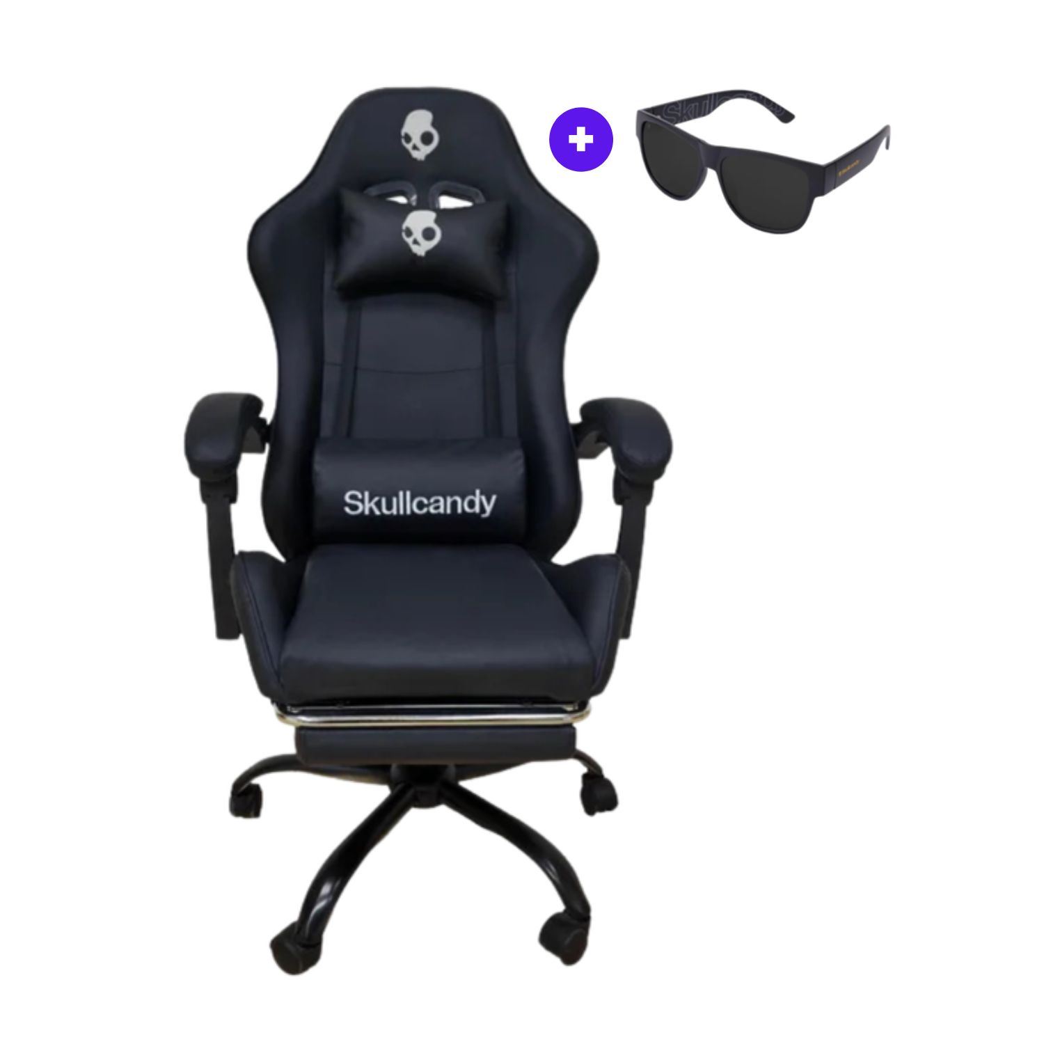 Silla Gamer Skullcandy Negro + Lentes Skullcandy Type-C